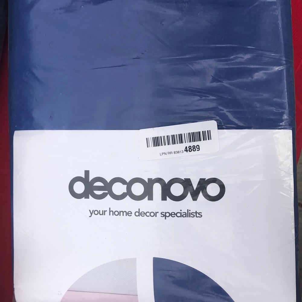 Royal blue curtains